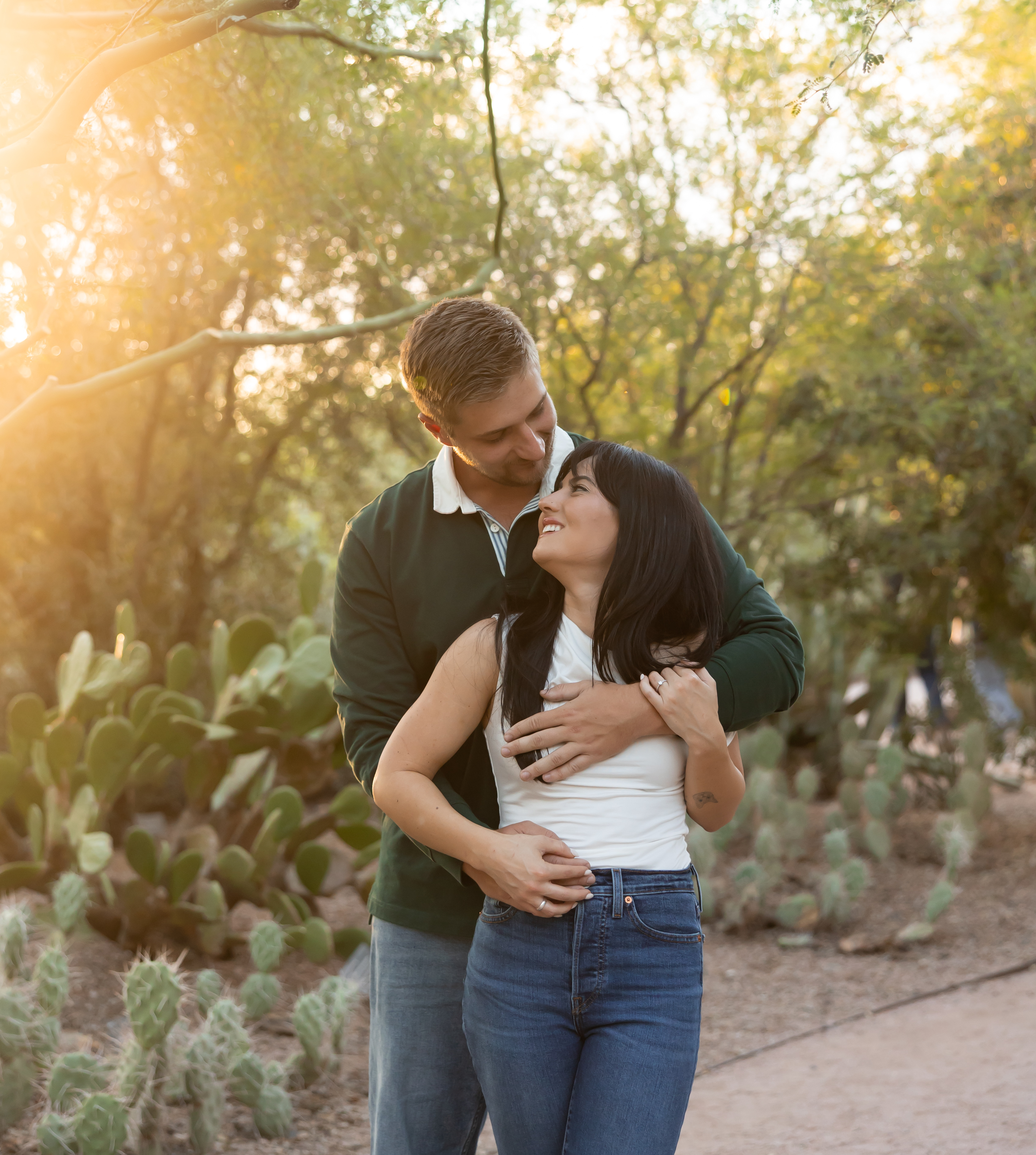 Sunset kiss in Arizona
